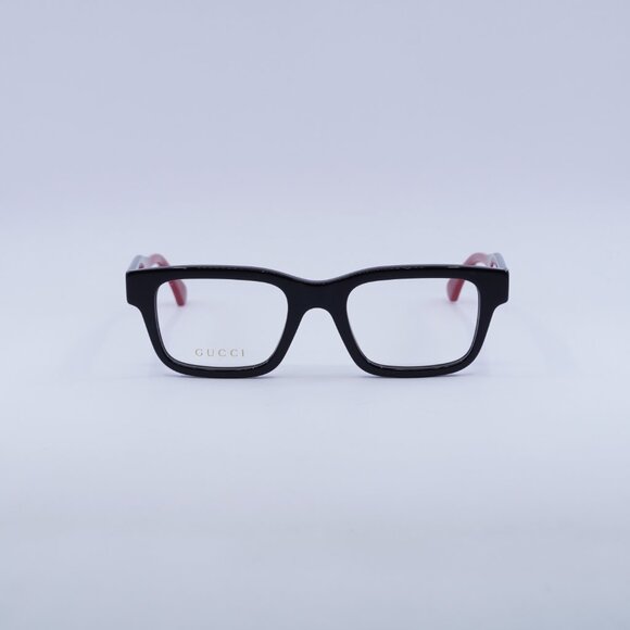 Gucci GG1865O 001 Eyeglasses Black 50mm Square Frame - Picture 2 of 9